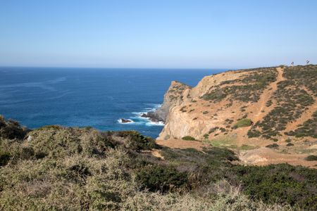 Cliffs at Arrifana Beach; Algarve; Portugal; Europe