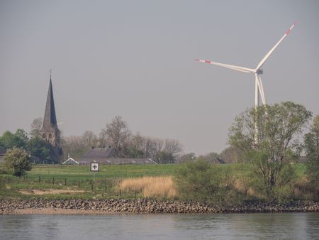 The river Rhine in germany