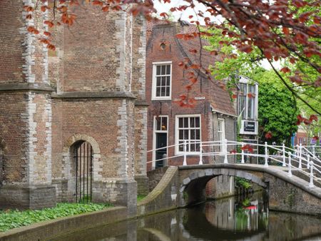 The city of delft in the netherlands