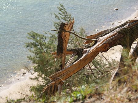 the Baltic sea in  poland near gdansk