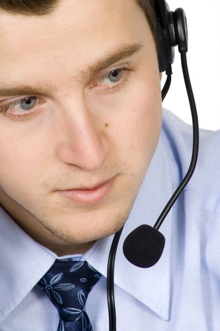 business customer service close up