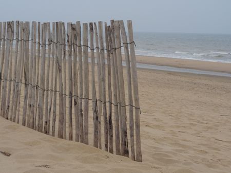 at the dutch north sea coast