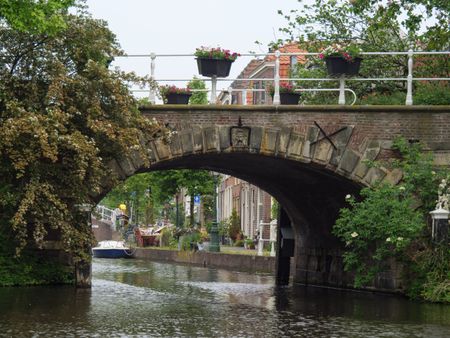 the dutch north sea coast with the city of leiden