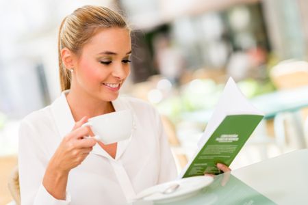 successful-business-woman-drinking-cup-coffee-141027478 Successful business woman drinking a cup of coffee