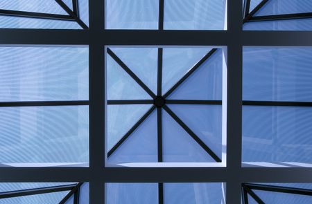 Detail of psychedelic skylight