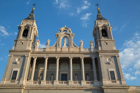 Cathedral Church Facade, Madrid; Spain