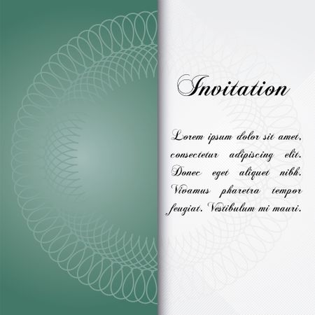 Invitation template