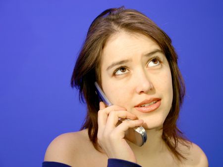 Girl talking on the phone