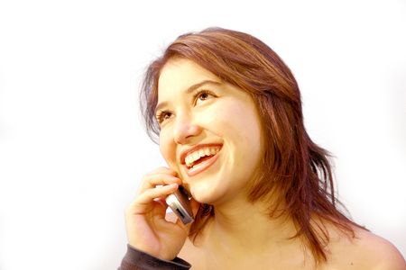 Girl talking on the phone