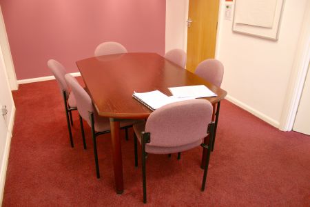 Meeting room with reunion table