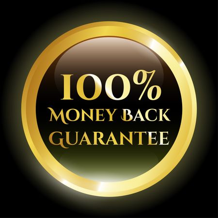 100% Money Back Guarantee Icon 
