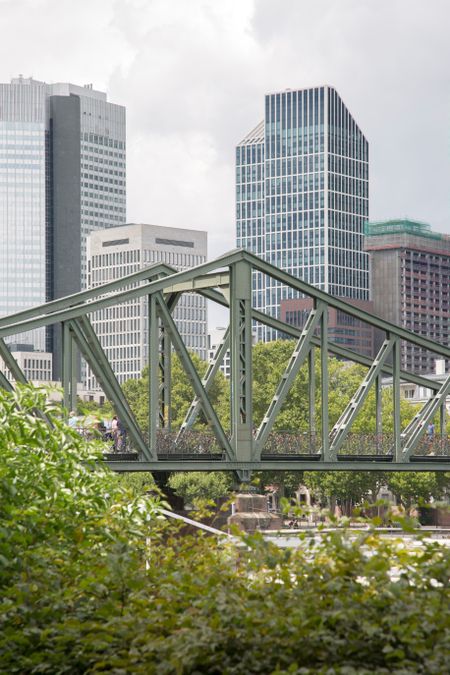 Eiserner Steg Bridge; Frankfurt; Germany