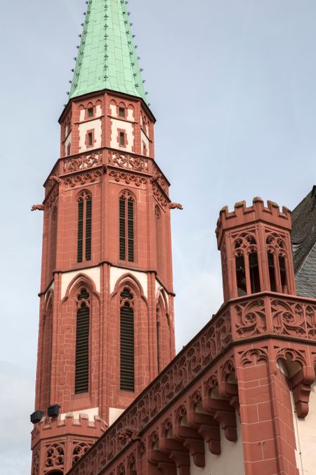 Old St Nicolas Church, Romerberg Square, Frankfurt; Germany 