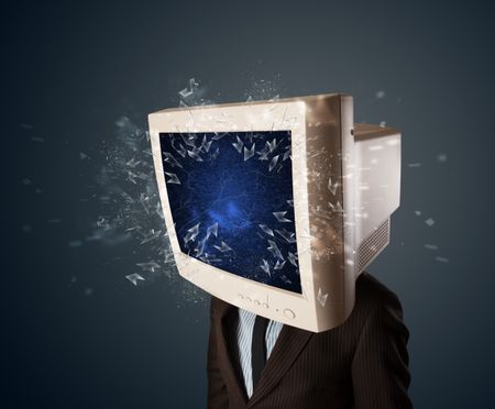 computer-monitor-screen-exploding-young-persons-149236409 Computer monitor screen exploding on a young persons head concept
