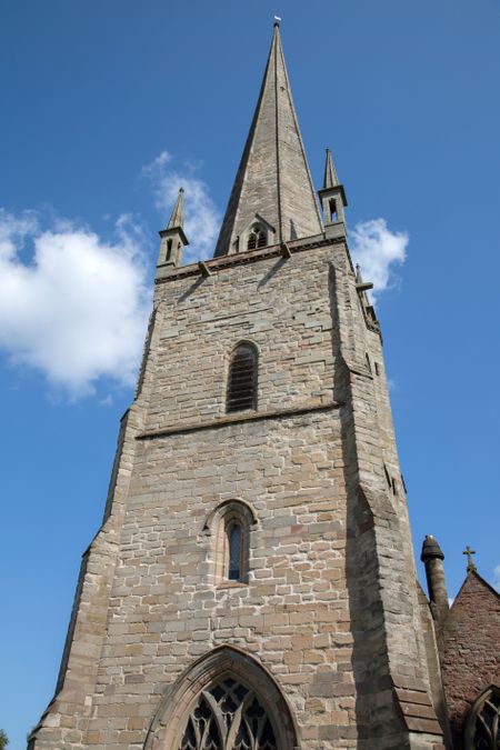 St Peters Church Spire; Marlborough; Wiltshire; England; UK; 