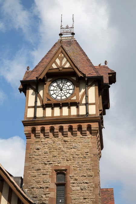 Clock Tower; Ledbury; Herefordshire; England; UK