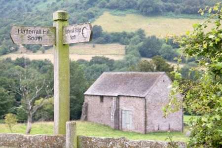 Beacons Way at Llanthony, Wales, UK