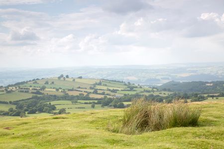 View from Hay Bluff, Breacon Beacons, Wales, UK