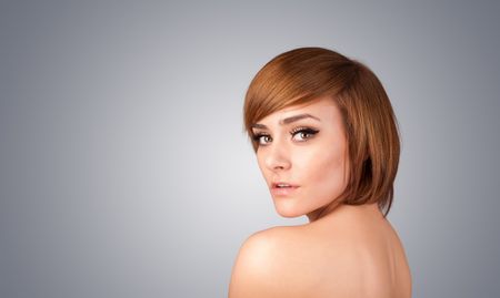 close-portrait-beautiful-young-naked-girl-151101296 Close up portrait of beautiful young naked girl on gradient background