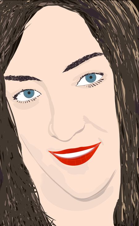 Illustration of a Woman's Face