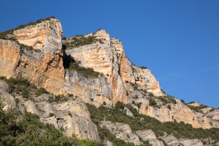 Peaks at Pesquera de Ebro; Burgos; Spain