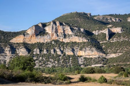 Peak at Pesquera de Ebro; Burgos; Spain