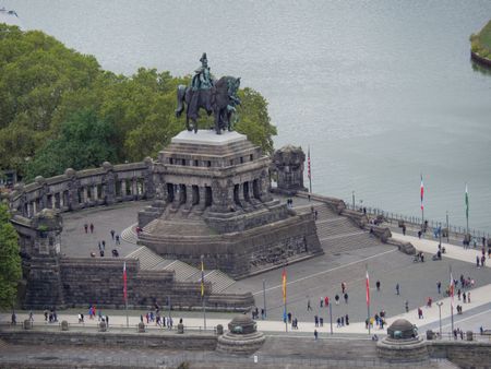 The city of koblenz at the river rhine in germany