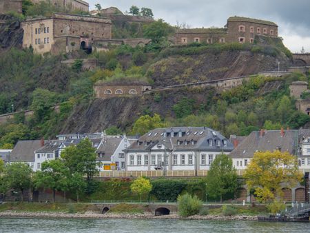 The city of koblenz at the river rhine in germany
