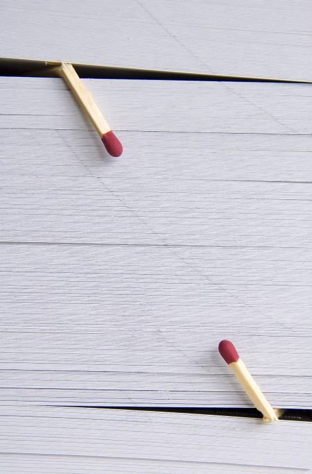 two-broken-kitchen-matches-stack-business-1568326 Two broken kitchen matches in stack of business cards