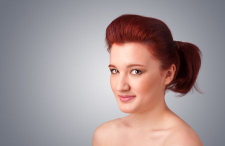 close-portrait-beautiful-young-naked-girl-159812003 Close up portrait of beautiful young naked girl on gradient background