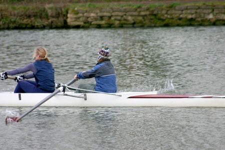 Rowers on the Thames