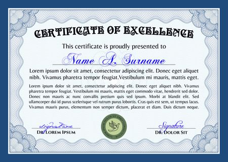 Certificate or Diploma Template
