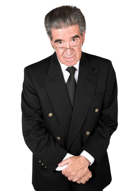 business man over white