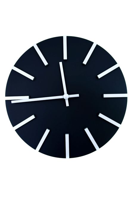 elegant clock on white background