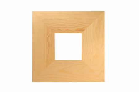 Big wooden frame for a photo