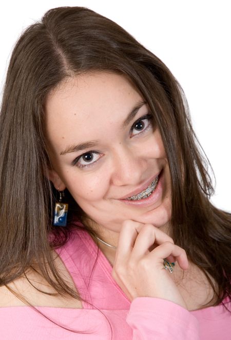 female-portrait-braces-white-1924990 female portrait with braces over white