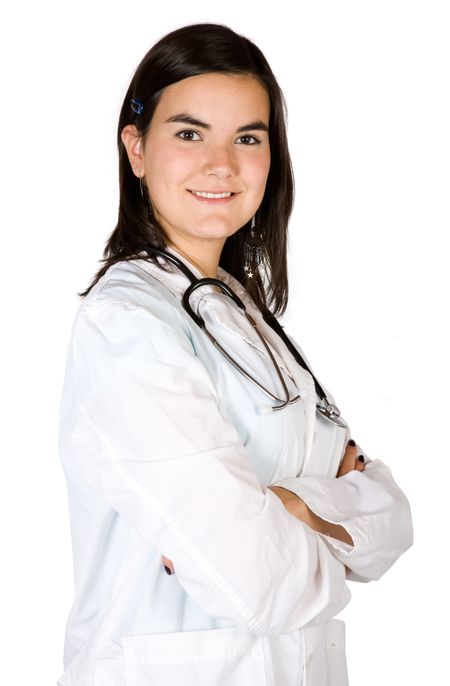 friendly-female-doctor-white-1949010 friendly female doctor over white
