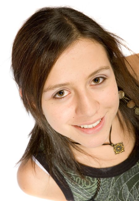 casual-female-portrait-white-1953134 Casual Female Portrait over white