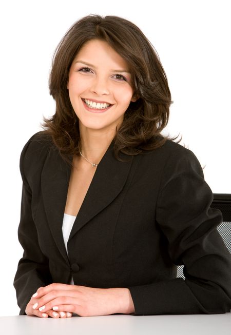 beautiful-business-woman-isolated-white-background-19909741 Beautiful business woman isolated over a white background