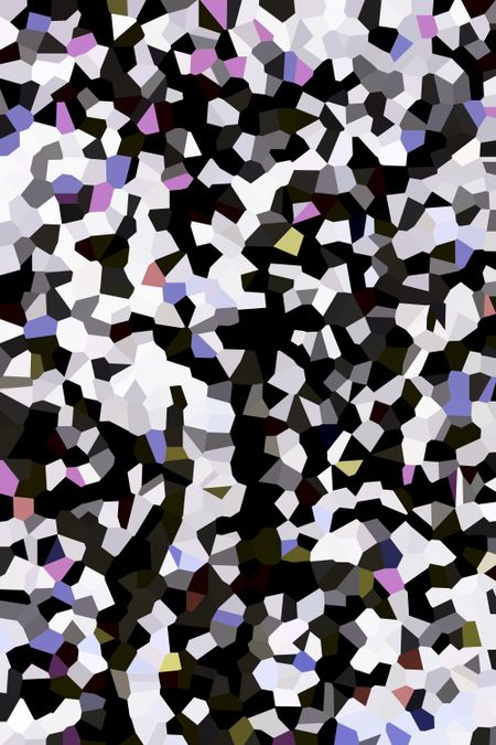 Posterized illustration (abstract of snowy tree in winter)