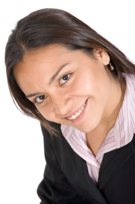 business-woman-portrait-white-background-2121301 business woman portrait over a white background