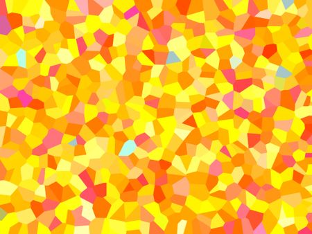 Crystallized abstract with colors of late summer and early autumn