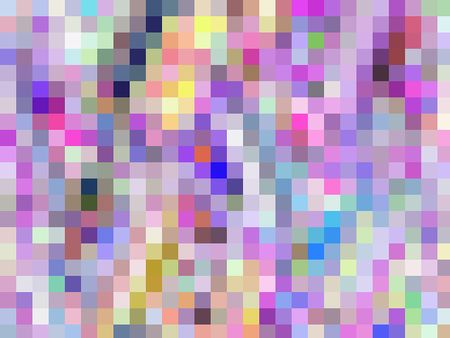 Abstract mosaic background with a variety of bright and pastel colors of summer