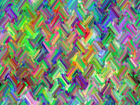Splotchy multicolored abstract with subdued zigzag pattern