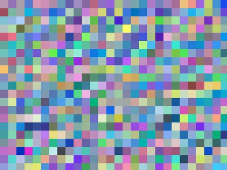 Multicolored mosaic abstract