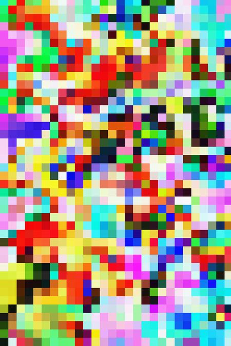 Multicolored mosaic abstract illustration