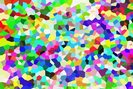 Crystallized abstract eye candy for decoration and background