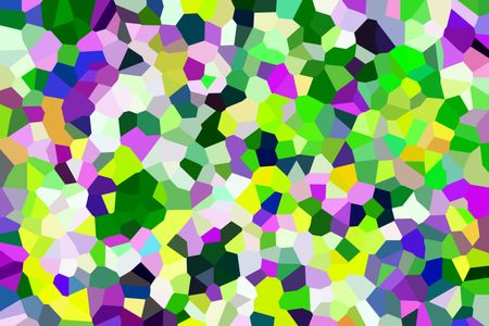 Multicolored abstract illustration with stained-glass effect