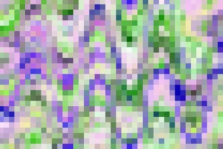 Pastel mosaic abstract