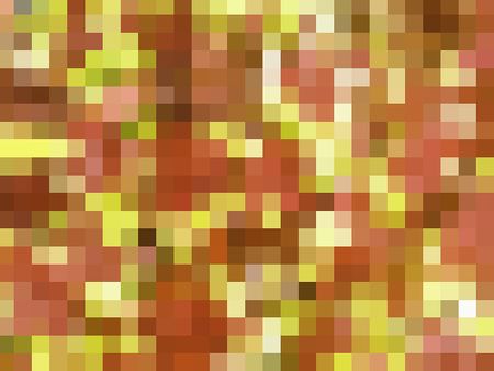 Mosaic abstract with tropical warmth